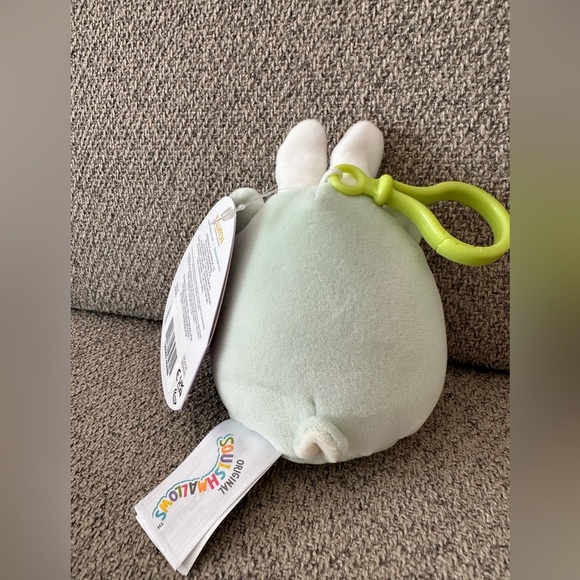 Nwt 🦙 3" clip Easter Squad Miley the Green Llama w/ Bunny Ears - Picture 3 of 3